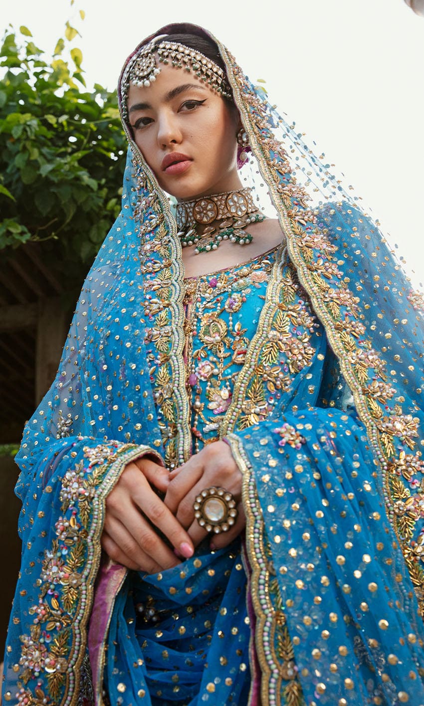 Embroidered Lehenga for wedding