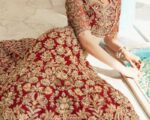 Pakistani Bridal Dress Pink Lehenga Choli Outfit For Wedding