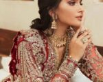 Pakistani Bridal Dress Open Style Net Gown Lehenga Bridal Outfit