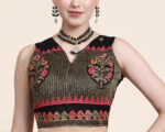 Dark Net Wedding Lehenga Ensemble