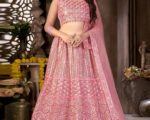 Weaved NET LEHENGA CHOLI