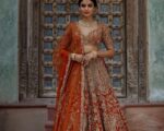 Indian Bridal Sunlit Tangerine Lehenga