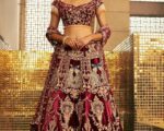 Gorgeous Maroon Bridal Dress