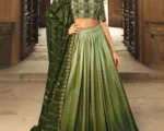 SILK SEQUINS Weaving LEHENGA CHOLI