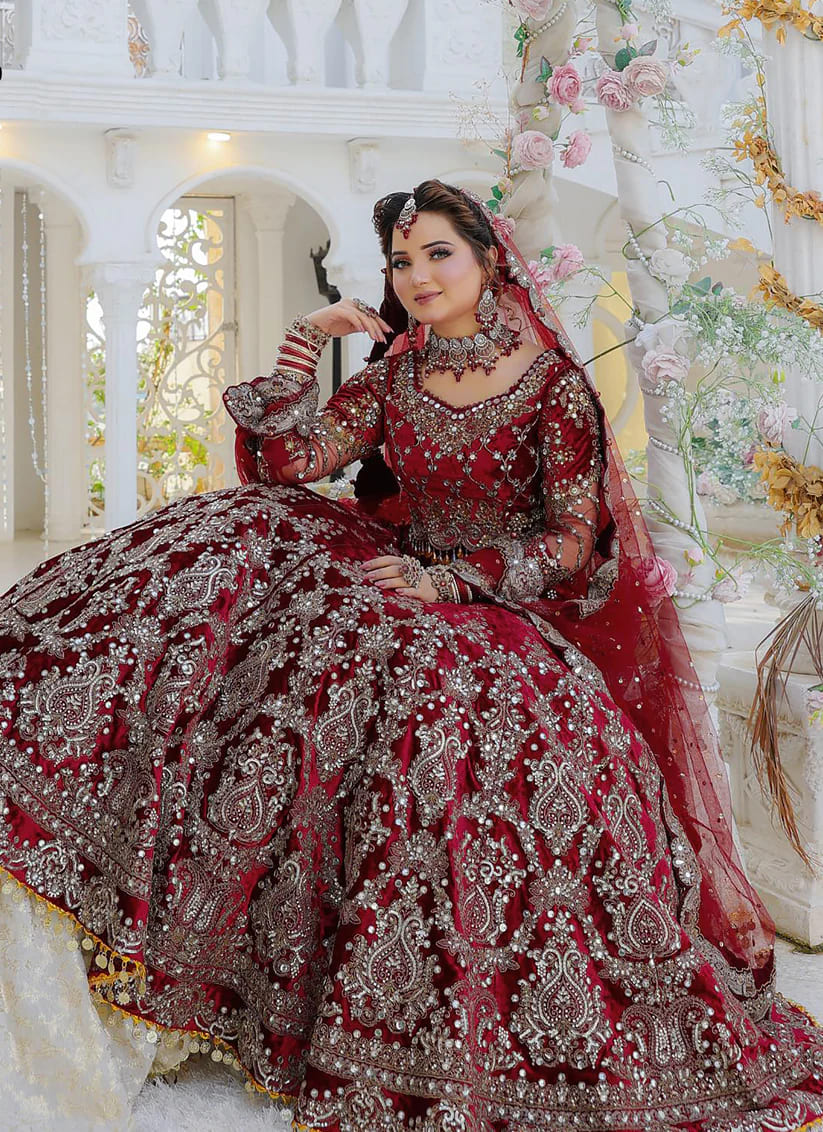 Elegant Indian bridal dress