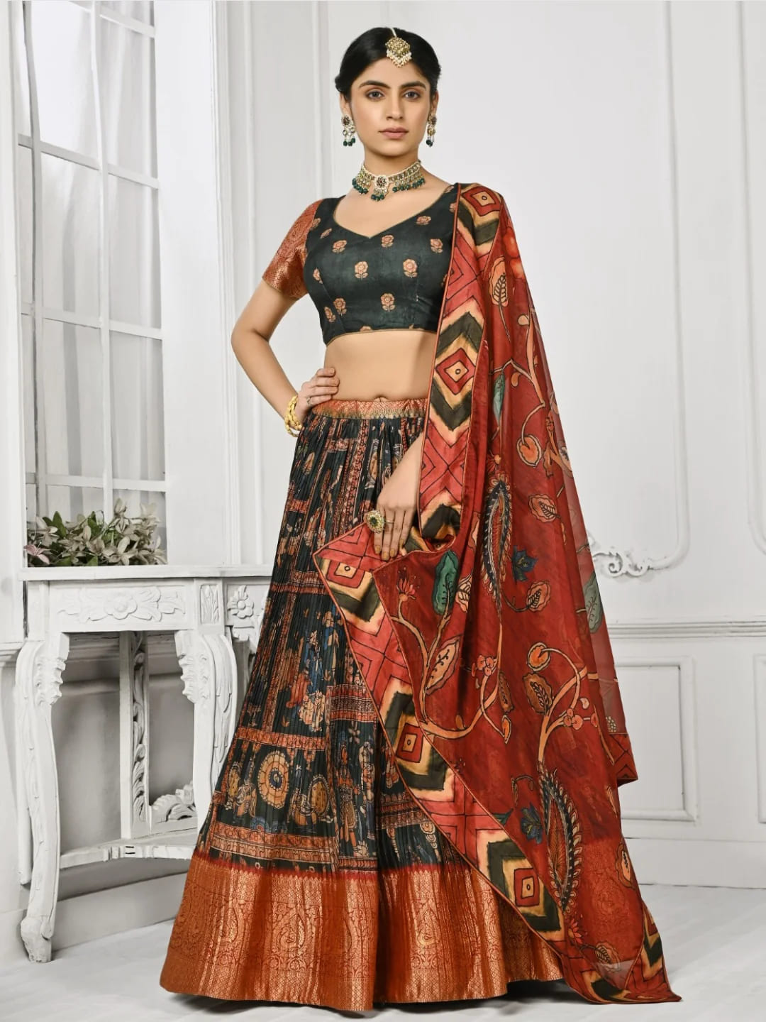 Unadulterated SILK and Gooey LEHENGA CHOLI