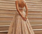 Blush Pink Organza Lehenga