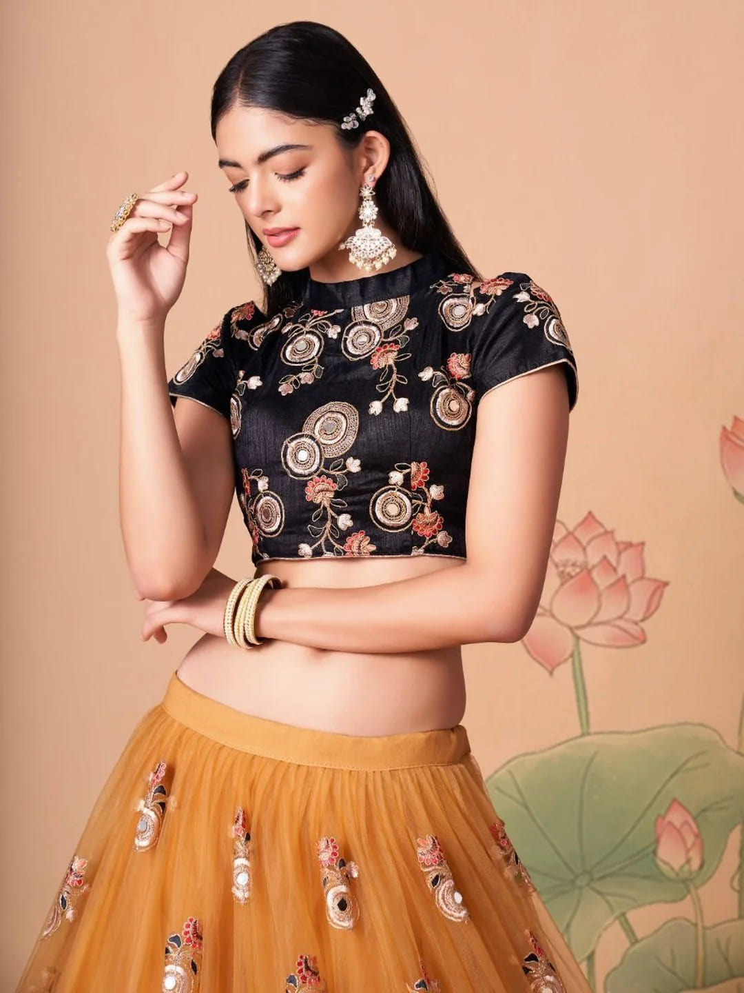 Workmanship SILK Weaving LEHENGA CHOLI