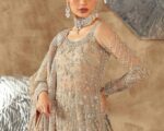 French Style Embellished Ivory Lehenga Pakistani Bridal Outfit