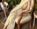 Ivory Bridal Net Saree