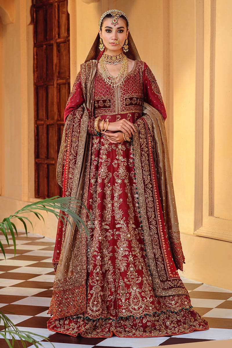 Pakistani Bridal Dress Pishwas Frock Lehenga