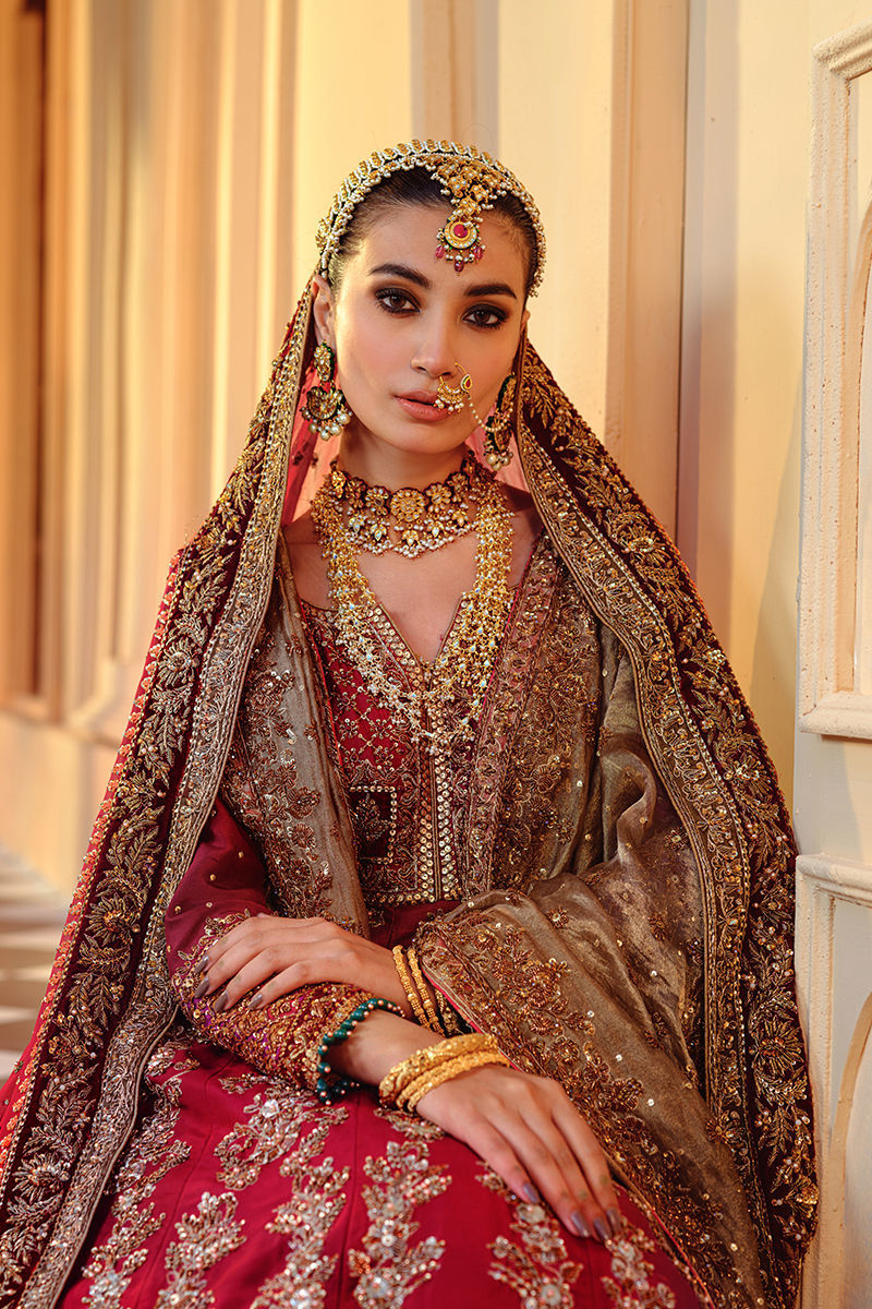 Pakistani Bridal Dress Pishwas Frock Lehenga