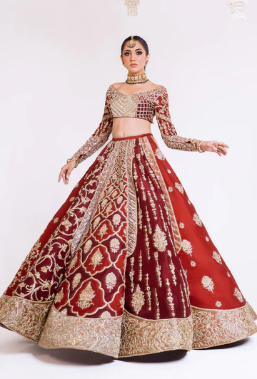 Opulent Lehenga Choli Bridal Attire