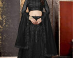 EMBROIDED NET LEHENGA CHOLI