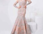 Pakistani Bridal Dress Pink Embroidered Gown And Dupatta Style