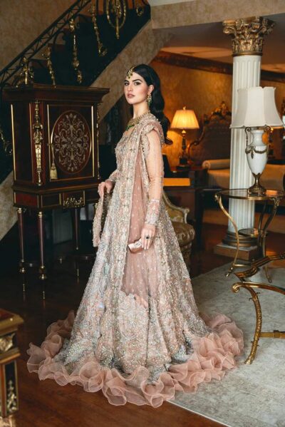 Pakistani Bridal Dress Lehenga Gown Style Wedding Outfit