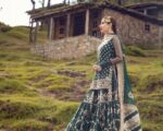 Pakistani Bridal Dress Emerald Green Gharara