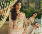 Pakistani Flushed Pink Embroidered Lehenga Choli Bridal Dress