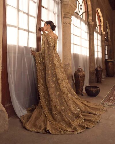 Pakistani Bridal Dress Lehenga Farshi Gharara Wedding Outfit