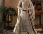 Champagne And Mint Farshi Lehenga Pakistani Bridal Outfit