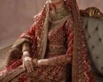 Classic Red And Gold Lehenga Choli Pakistani Bridal Dress