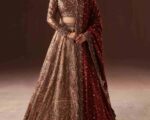 Rusted Gold Bridal Lehenga Choli Pakistani Bridal Dress