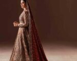 Rusted Gold Bridal Lehenga Choli Pakistani Bridal Dress