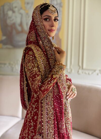 Latest Bridal Scarlett Lehenga with Long Shirt