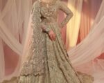 Pakistani Bridal Back Tail Lehenga Dress