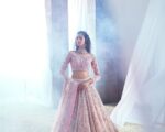 Pakistani Bridal Peachy Pink Lehenga Choli