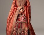 Pakistani Bridal Red Kameez and Gharara