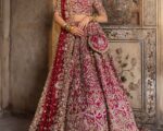 Bridal Deep Blush Pink Lehenga Choli