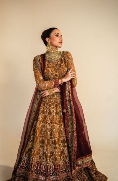 Pakistani Bridal Embellished Lehenga and Choli