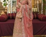 Pakistani Bridal Long Kameez Farshi Lehenga