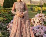 Pakistani Bridal Open Flared Gown Lehenga