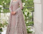 Pakistani Bridal Pink Farshi Lehenga Gown