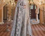 Pakistani Bridal Rose Gold Sharara Gown