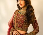 Pakistani Bridal Royal Maroon Lehenga Choli