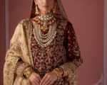 Pakistani Bridal Shirt With Farshi Lehenga