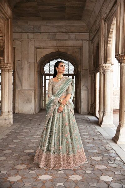 Pakistani Bridal Walima Lehenga and Choli