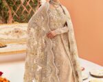 Pakistani Bridal Wear Open Gown Lehenga