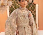 Pakistani Bridal Wear Open Gown Lehenga