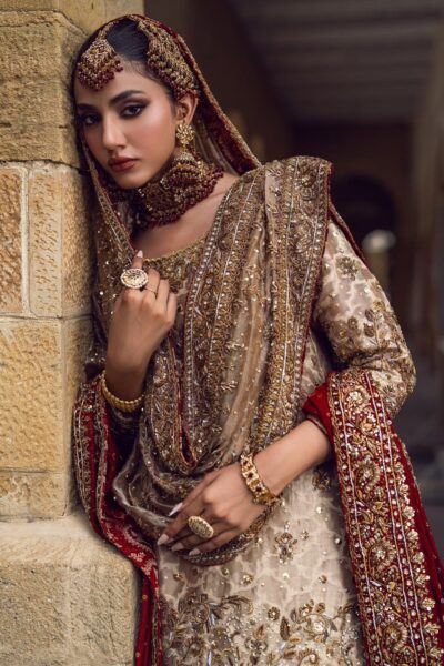 Bridal Long Shirt With Farshi Sharara