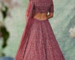 Royal Bridal Dusty Pink Lehenga Choli