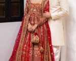 Royal Red Bridal Anarkali Frock Lehenga Wedding outfit