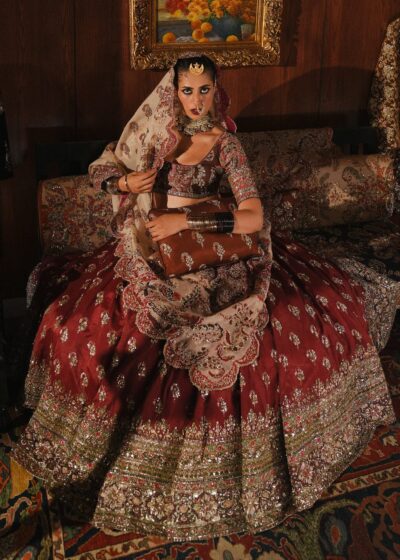 2025 Traditional Indian Bridal Choli Lehenga - Image 2