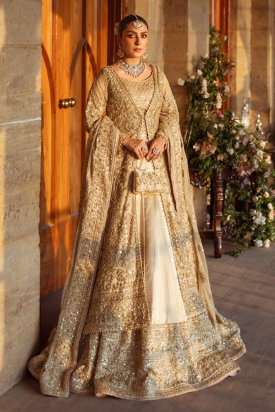 Pakistani Bridal Lehenga Choli with Elegant Jacket