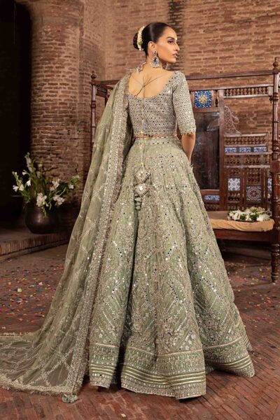 Traditional Pakistani Choli and Lehenga Bridal Wear - Image 2