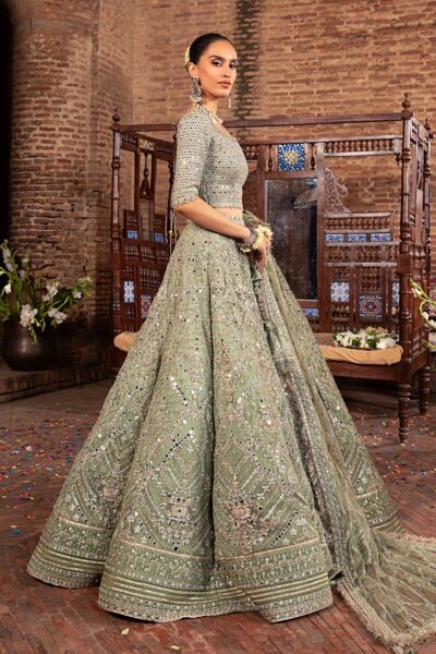 Traditional Pakistani Choli and Lehenga Bridal Wear - Image 5