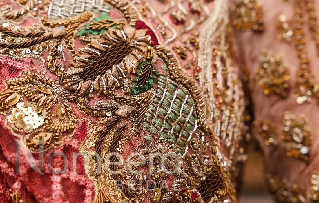 Pakistani Open Anarkali Bridal Frock Lehenga